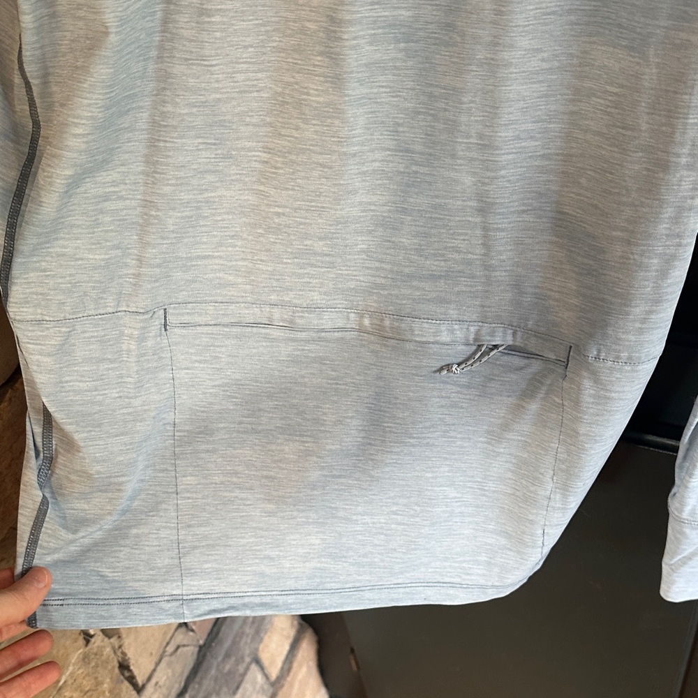 Simms Light Blue Long Sleeve SPF Shirt - Picture 4 of 6